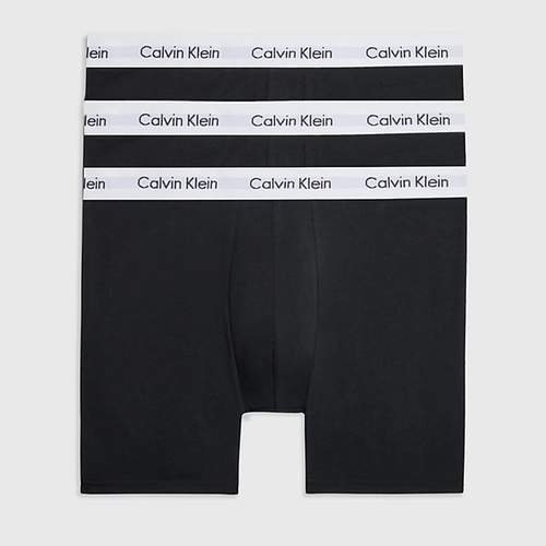 Klassiska kalsonger från Calvin Klein. Boxer Breif 3-pack är kalsonger med längre ben i svart med vitt kontrast band från Calvin Klein. Se mer av vårt utbud från Calvin Klein Underwear online eller i vår butik i Falkenberg.