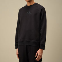 Ladda upp bild till gallerivisning, C.P. Company Diagonal Fleece Logo Sweatshirt