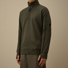 Ladda upp bild till gallerivisning, C.P. Company Diagonal Fleece Half Zip