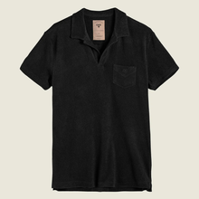 Ladda upp bild till gallerivisning, Black Polo Terry Shirt
