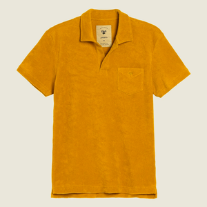 Mustard Polo Terry Shirt