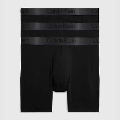 Calvin Klein 3P Boxer Breif Black 3-pack svarta kalsonger med längre ben i lyocell som ger en lyxig och skön följsam känsla från Calvin Klein. En riktig premium produkt för dig som är ute efter en par riktigt sköna underkläder.