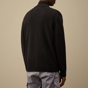 C.P. Company Knitted Cardigan Total Eclipse