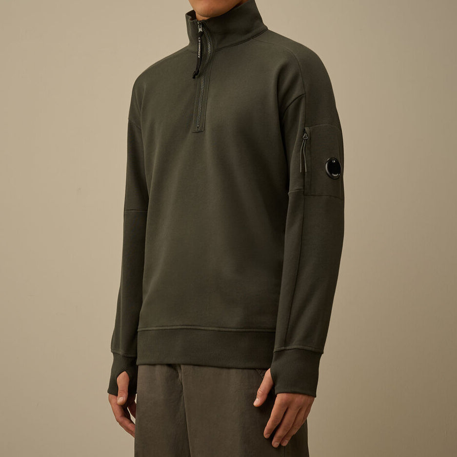 C.P. Company Diagonal Fleece Half Zip