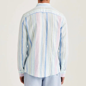 Happy Linen Stripe Shirt