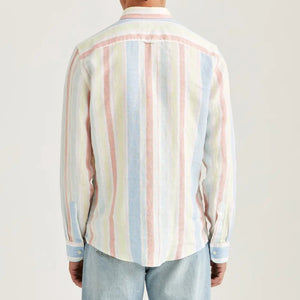 Happy Linen Stripe Shirt