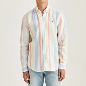 Happy Linen Stripe Shirt