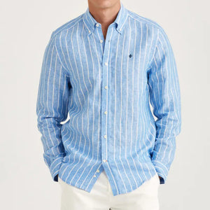 Douglas Linen Stripe Shirt