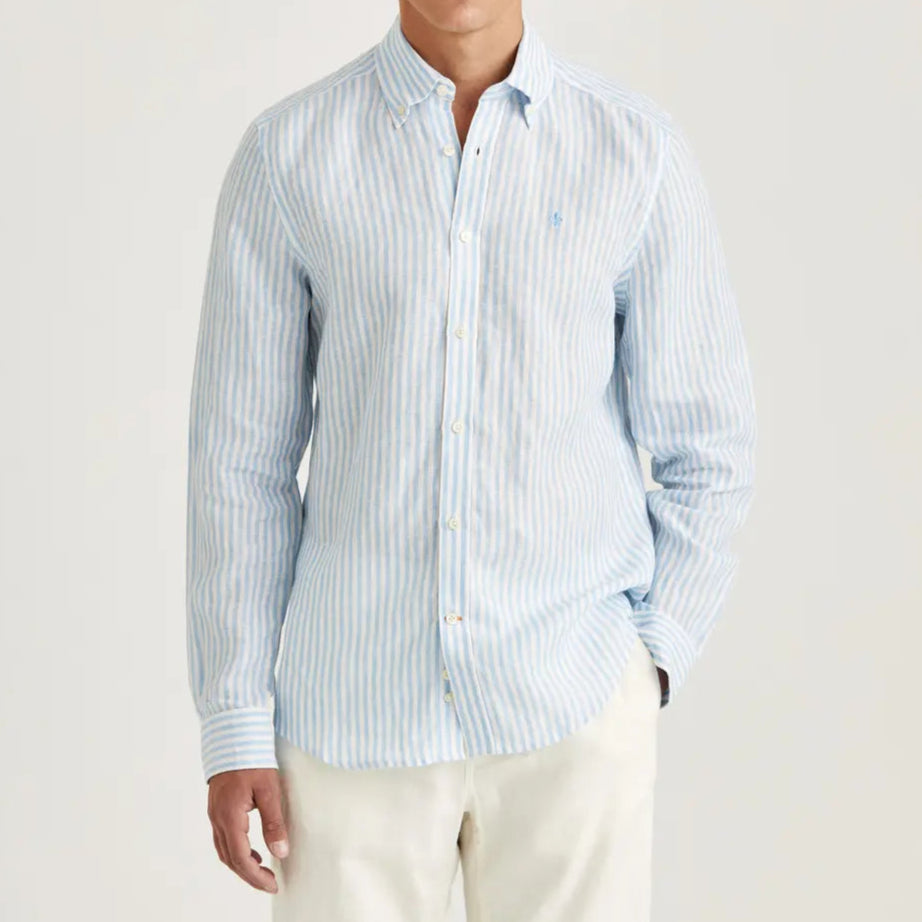Douglas Linen Stripe Shirt
