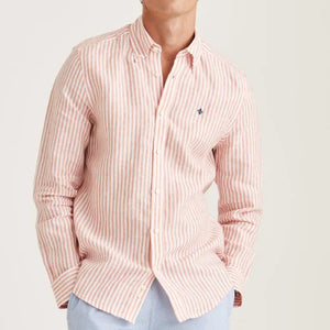 Douglas Linen Stripe Shirt