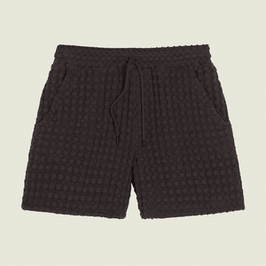 Nearly Black Porto Waffle Shorts