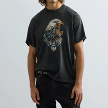 Ladda upp bild till gallerivisning, Acid Wash Cotton Loose Jersey T-shirt
