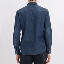 Ladda upp bild till gallerivisning, 7 OZ DEEP BLUE DENIM SHIRT
