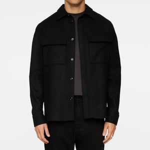 Flat Wool Overshirt