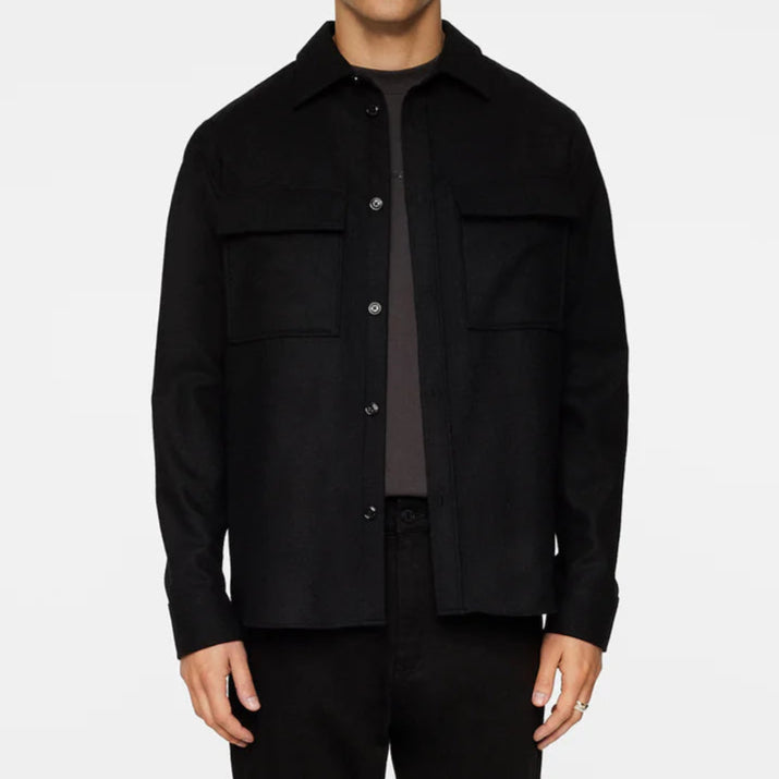 Flat Wool Overshirt