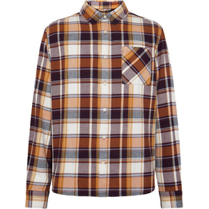 Regular light flannel checkered shirt