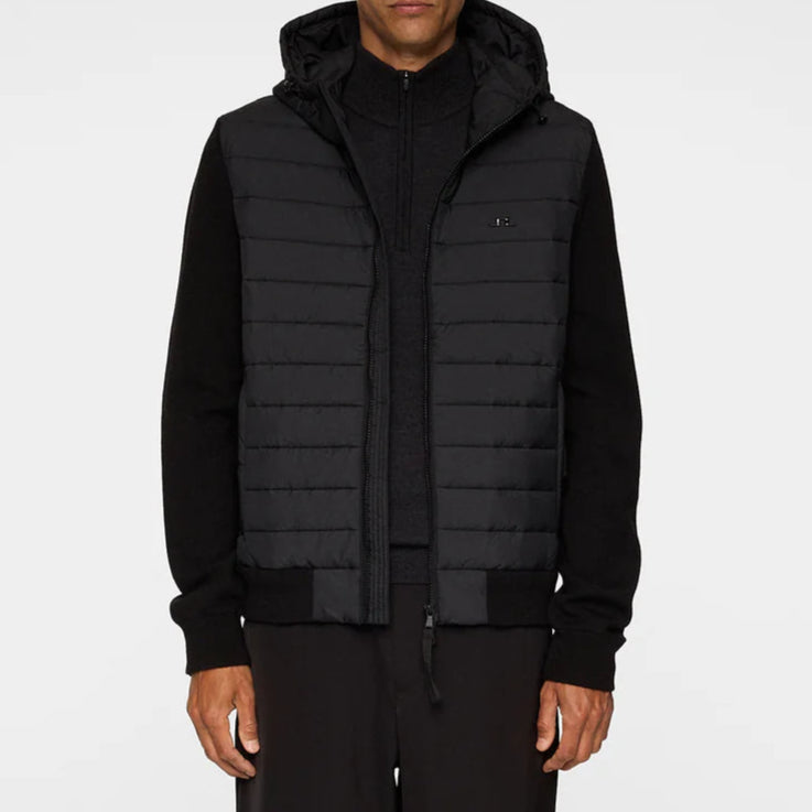 Thorn Hood Knit Hybrid Jacket